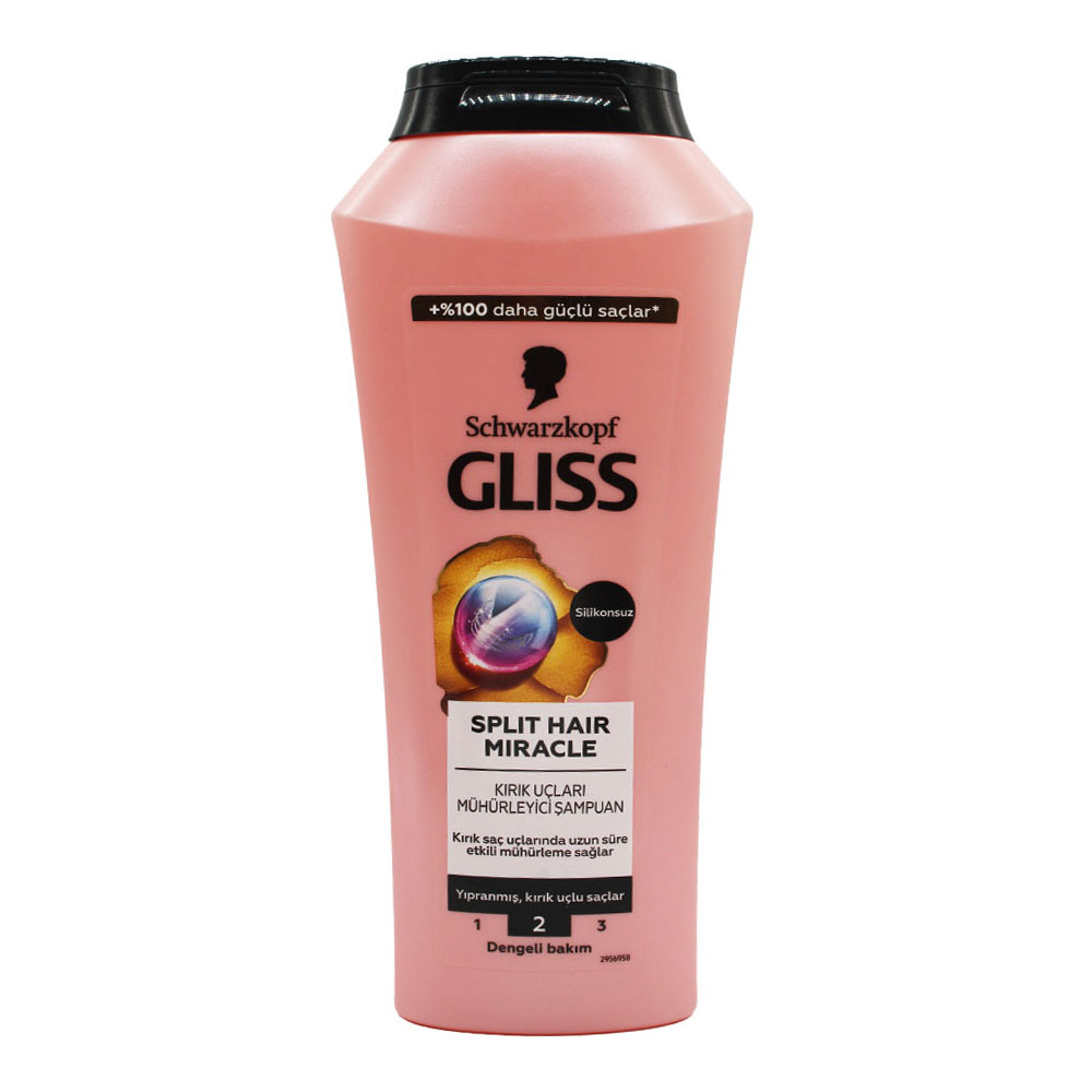 شامپو مو اسیب دیده 500 میل گلیس split miracle GLISS
