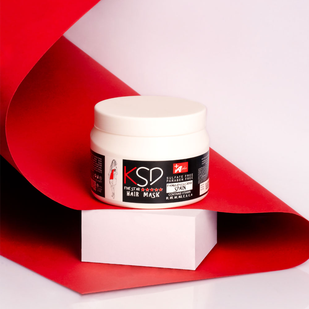 ماسک مو 500 میل فری سولفات ksd کاسه ای