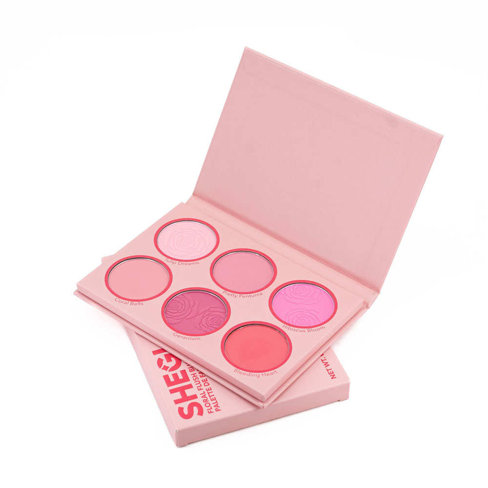 پالت رژگونه 6 رنگ بلاشینگ بوکه شیگلم