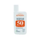 سان سیف ضد آفتاب فلوئید مناسب پوست های حساس چرب و مستعد به آکنه SPF50  SOLAR FLUID